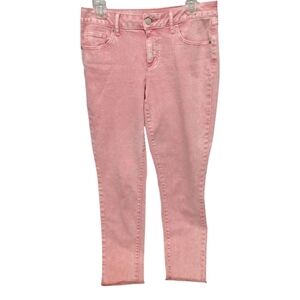 Vintage Est. 1946 Pink Denim Mid Rise Jeans with Slim Fit Size 24